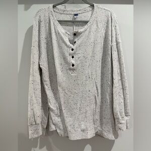 Old Navy Henley Waffle Shirt
